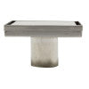 ALFI brand ABSD55B-BSS 5" x 5" Modern Square Brushed Stainless Steel Shower Drain with Solid Cover