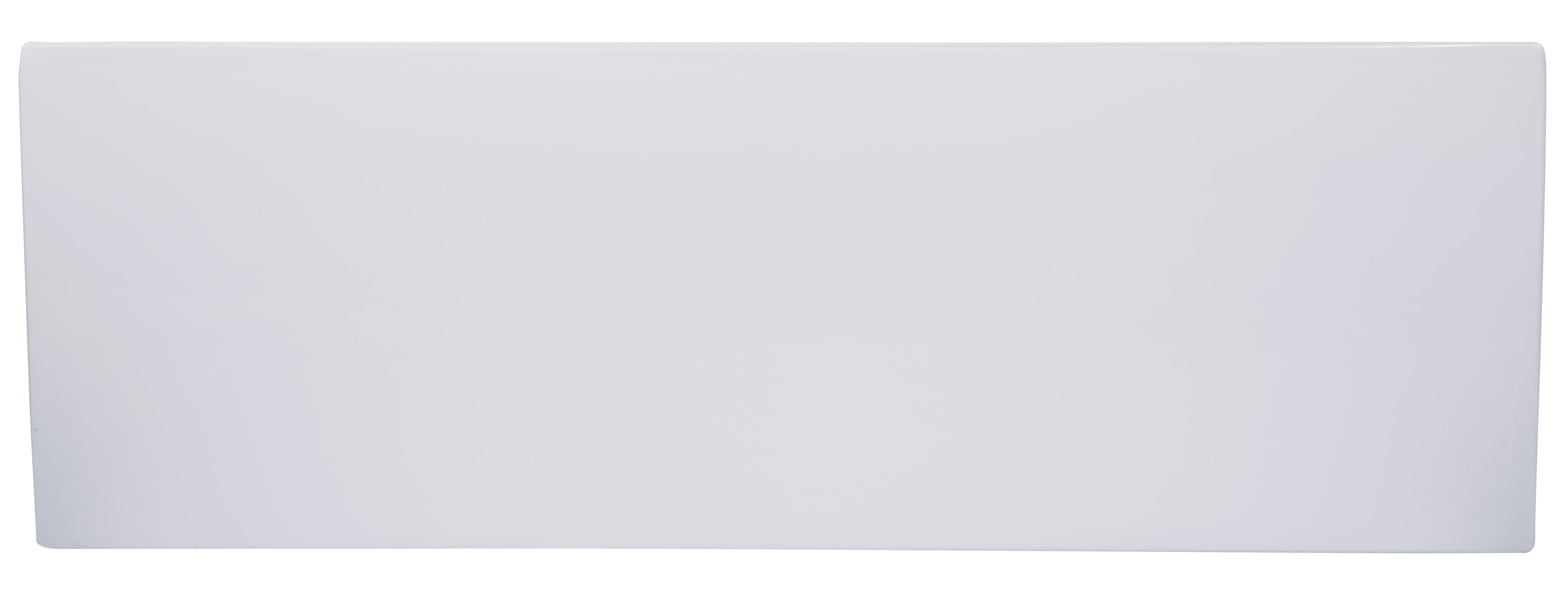 Alternative View of ALFI brand 67" Acrylic Free Standing Rectangle Soaking Bathtub, White, AB8859