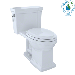 Alternate Image for TOTO Promenade II One-Piece Elongated 1.28 GPF Universal Height Toilet with CEFIONTECT, Cotton White, Vitreous China, MS814224CEFG#01