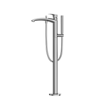 TOTO GM Single-Handle Free Standing Tub Filler with Handshower, Polished Chrome, Brass, TBG09306U#CP