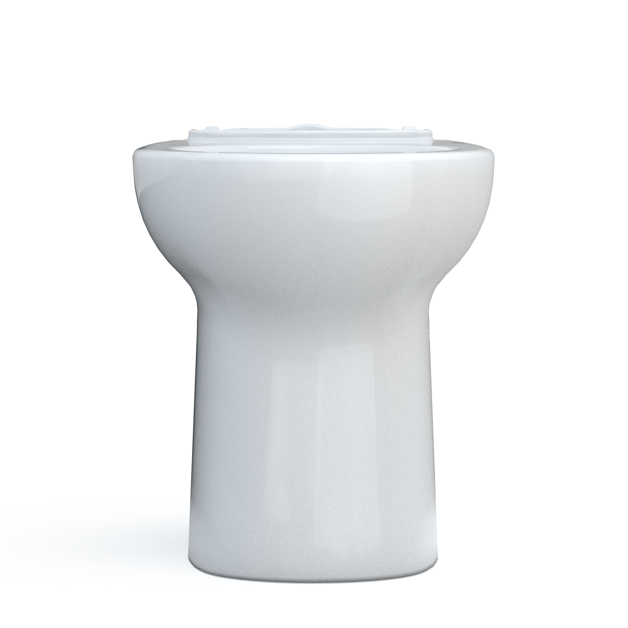 TOTO Drake Round TORNADO FLUSH Toilet Bowl with CEFIONTECT, Cotton White, Vitreous China, C775CEFG#01