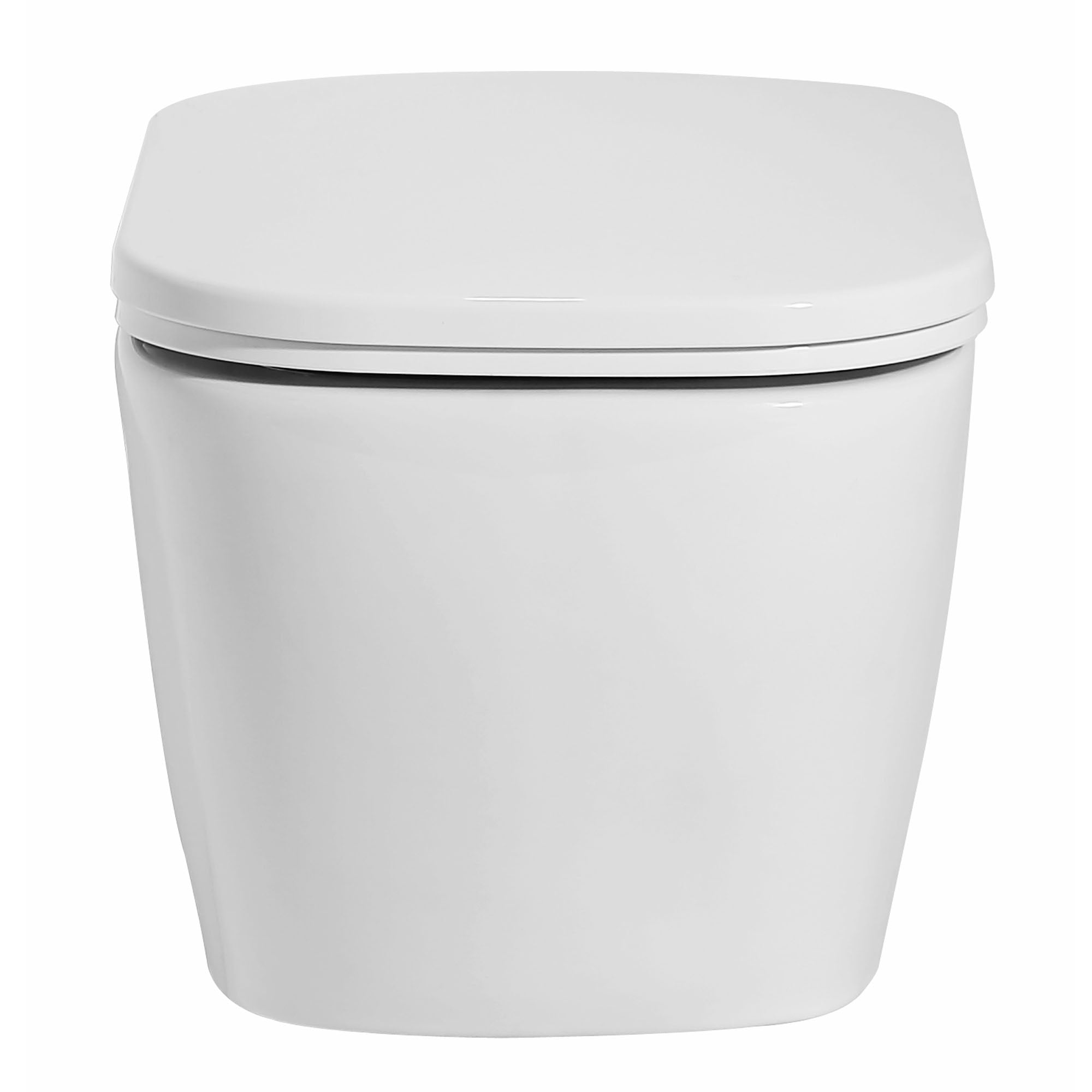 EAGO Porcelain, WD390 White Modern Ceramic Wall Mounted Toilet Bowl