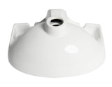 ALFI brand 14.13" x 9.5" Oval Wall Mount Porcelain Bathroom Sink, White, 1 Faucet Hole, ABC118