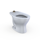 TOTO TORNADO FLUSH Commercial Flushometer Floor-Mounted Toilet with CEFIONTECT, Elongated, Cotton White, Vitreous China, CT725CUG#01