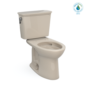 Alternate Image for TOTO Drake Transitional Two-Piece Elongated 1.28 GPF Universal Height TORNADO FLUSH Toilet with CEFIONTECT, Bone, Vitreous China, CST786CEFG#03