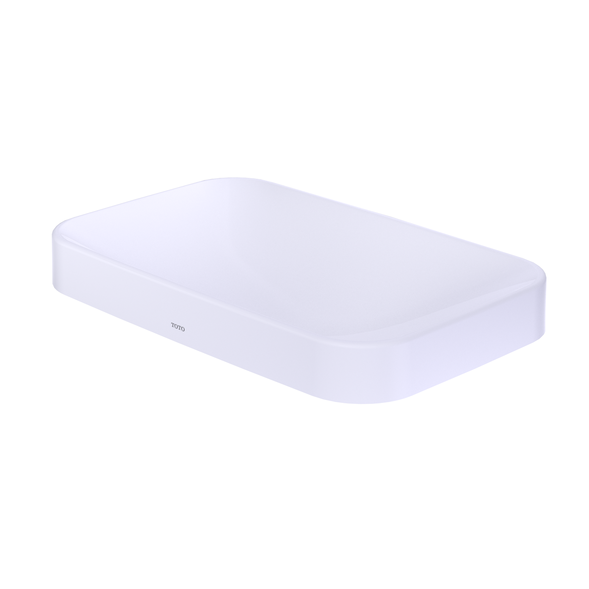 TOTO Arvina Rectangular 23" Vessel Bathroom Sink with CEFIONTECT, Cotton White, Vitreous China, LT426G#01