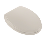 TOTO Traditional SoftClose Non Slamming, Slow Close Elongated Toilet Seat and Lid, Bone, Plastic, SS154#03