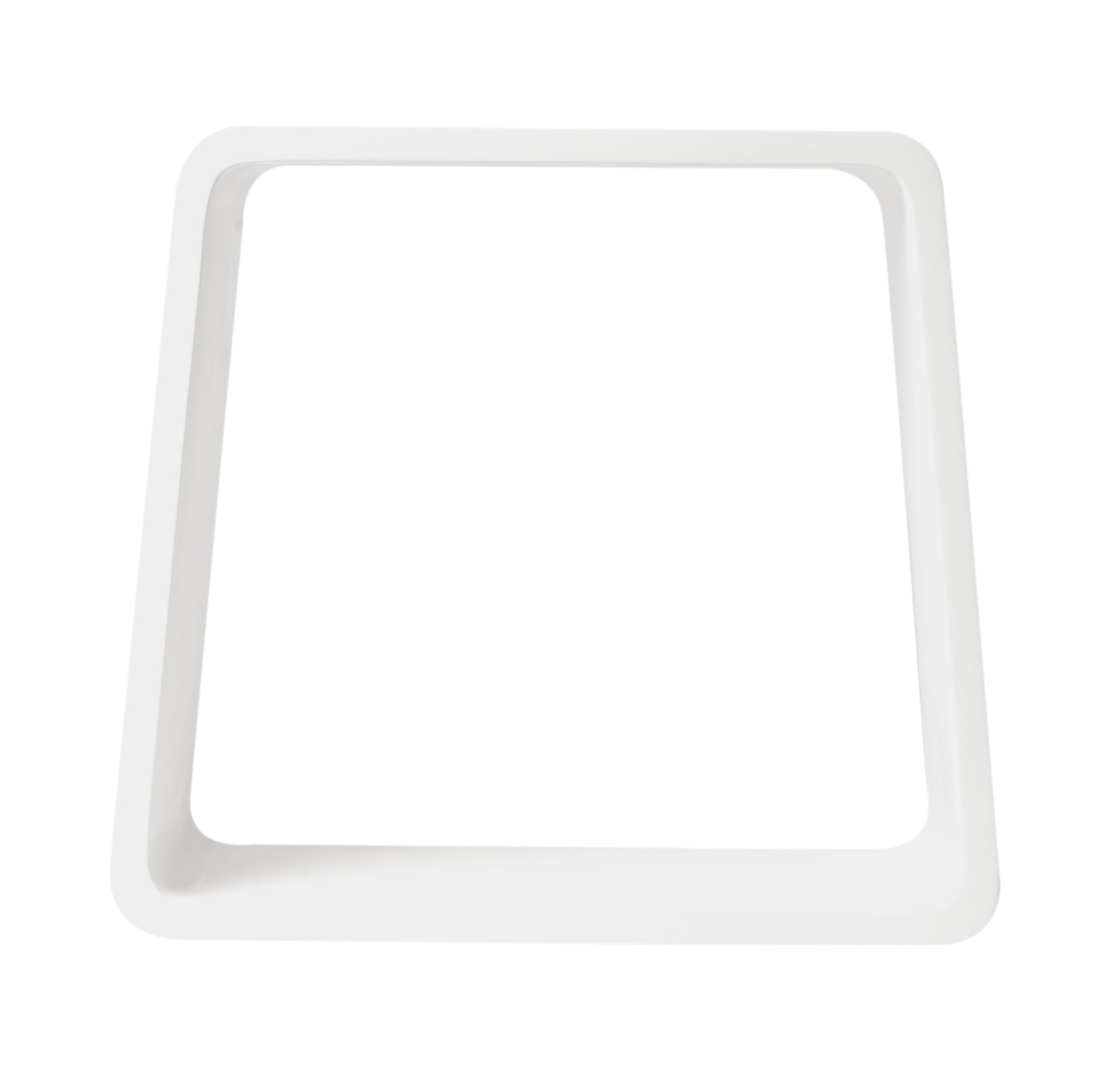ALFI brand ABST55 White Matte Solid Surface Resin Bathroom / Shower Stool
