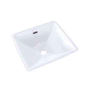 Alternate Image for TOTO Legato Rectangular Undermount Bathroom Sink with CEFIONTECT, Cotton White, Vitreous China, LT624G#01