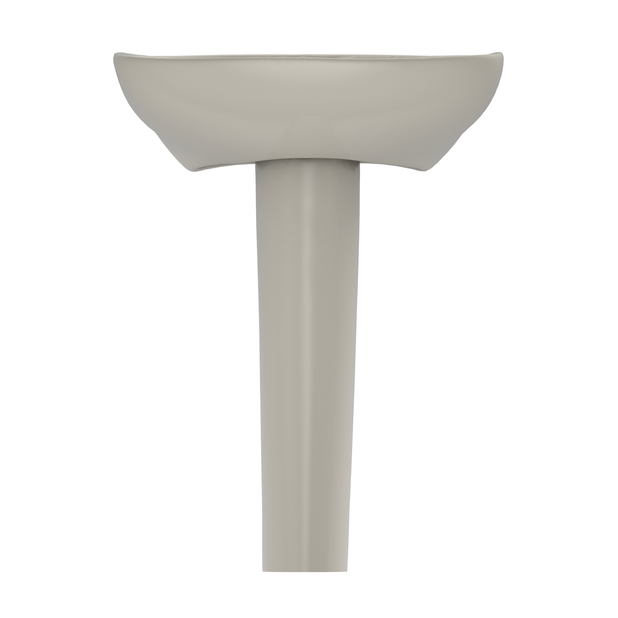 TOTO Prominence Oval Basin Pedestal Bathroom Sink with CeFiONtect for 8 inch Center Faucets, Bone, Vitreous China, LPT242.8G#03
