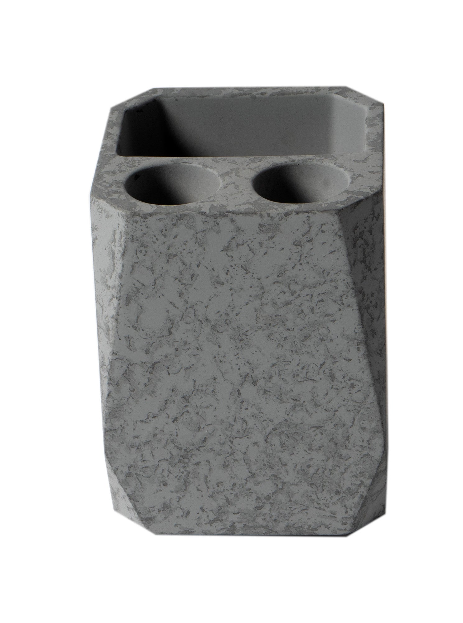ALFI brand ABCO1023 7 Piece Solid Concrete Gray Matte Bathroom Accessory Set