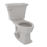 TOTO Eco Clayton Two-Piece Elongated 1.28 GPF Universal Height Toilet, Sedona Beige, Vitreous China, CST784EF#12