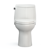 TOTO UltraMax II One-Piece Elongated 1.28 GPF Universal Height Toilet with CEFIONTECT and SS124 SoftClose Seat, WASHLET+ Ready, Colonial White, Vitreous China|Plastic, MS604124CEFG#11