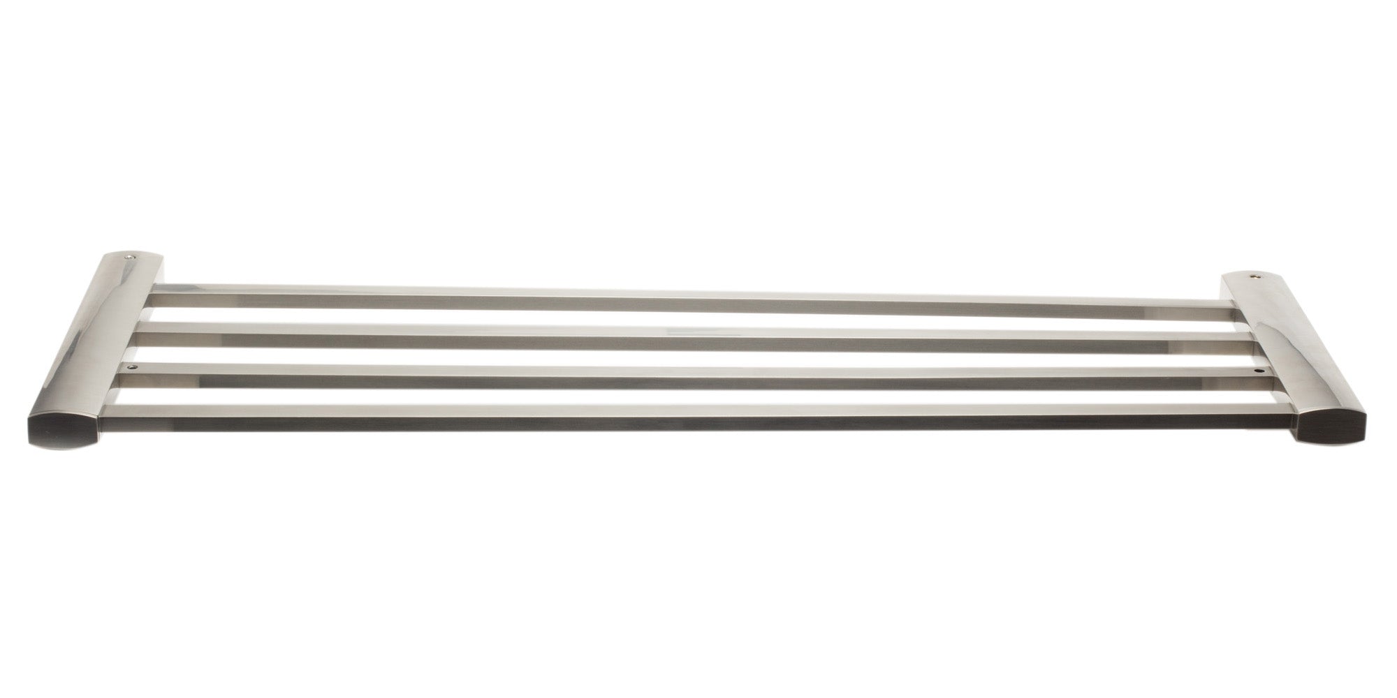 ALFI brand AB9539-BN Brushed Nickel 24 inch Towel Bar & Shelf Bathroom Accessory, Brass