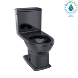 TOTO Connelly Two-Piece Elongated Dual-Max, Dual Flush 1.28 and 0.9 GPF Universal Height Toilet, Ebony, Vitreous China, CST494CEMF#51