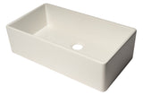 ALFI brand 36" Fireclay Farmhouse Sink, White, AB536-W