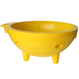 Alternate Image for ALFI brand 63" Acrylic Free Standing Circle Bathtub, Yellow, FireHotTub-YE