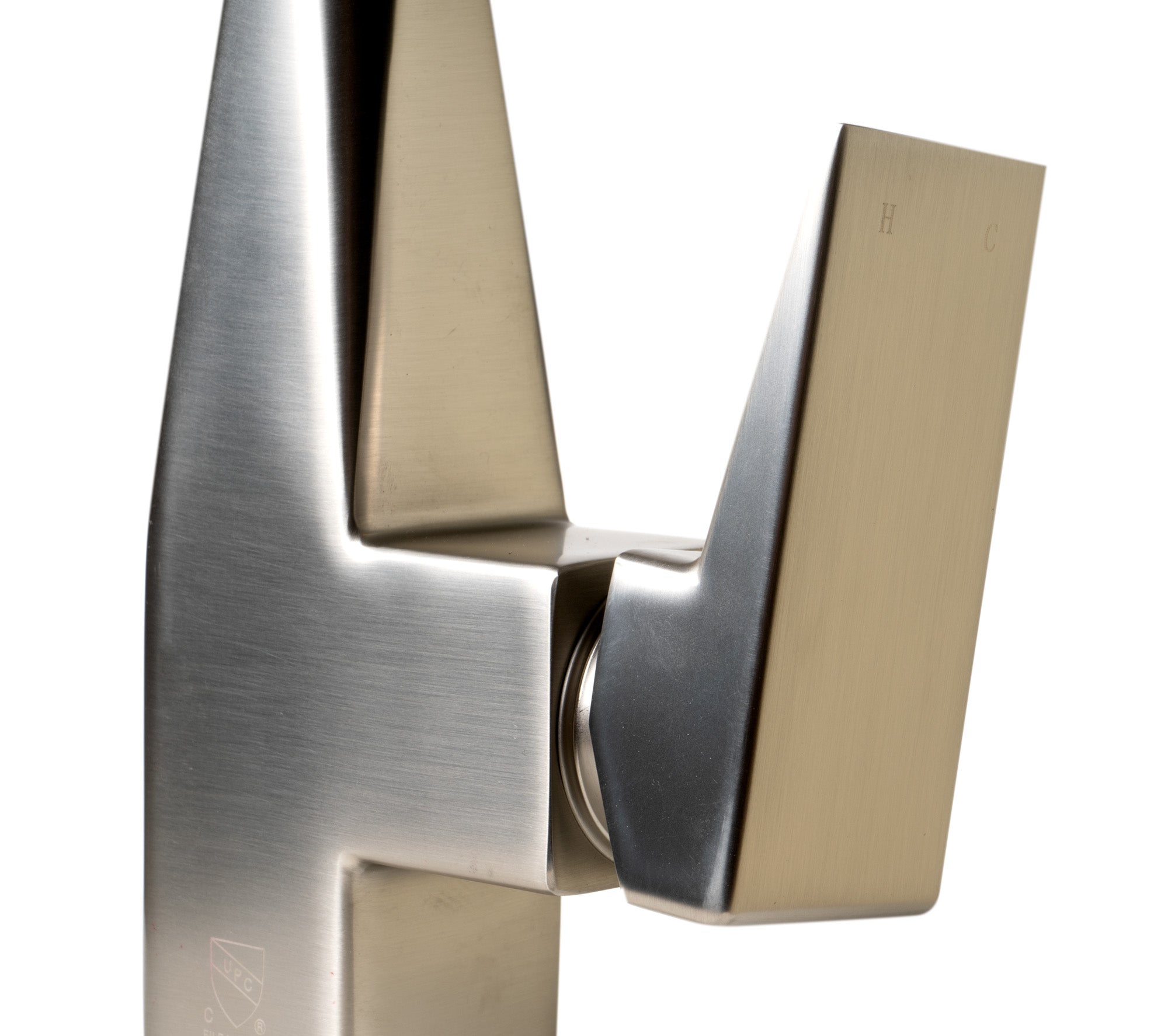 ALFI brand 1.8 GPM Lever Gooseneck Spout Touch Kitchen Faucet, Modern, Gray, Brushed Nickel, ABKF3023-BN