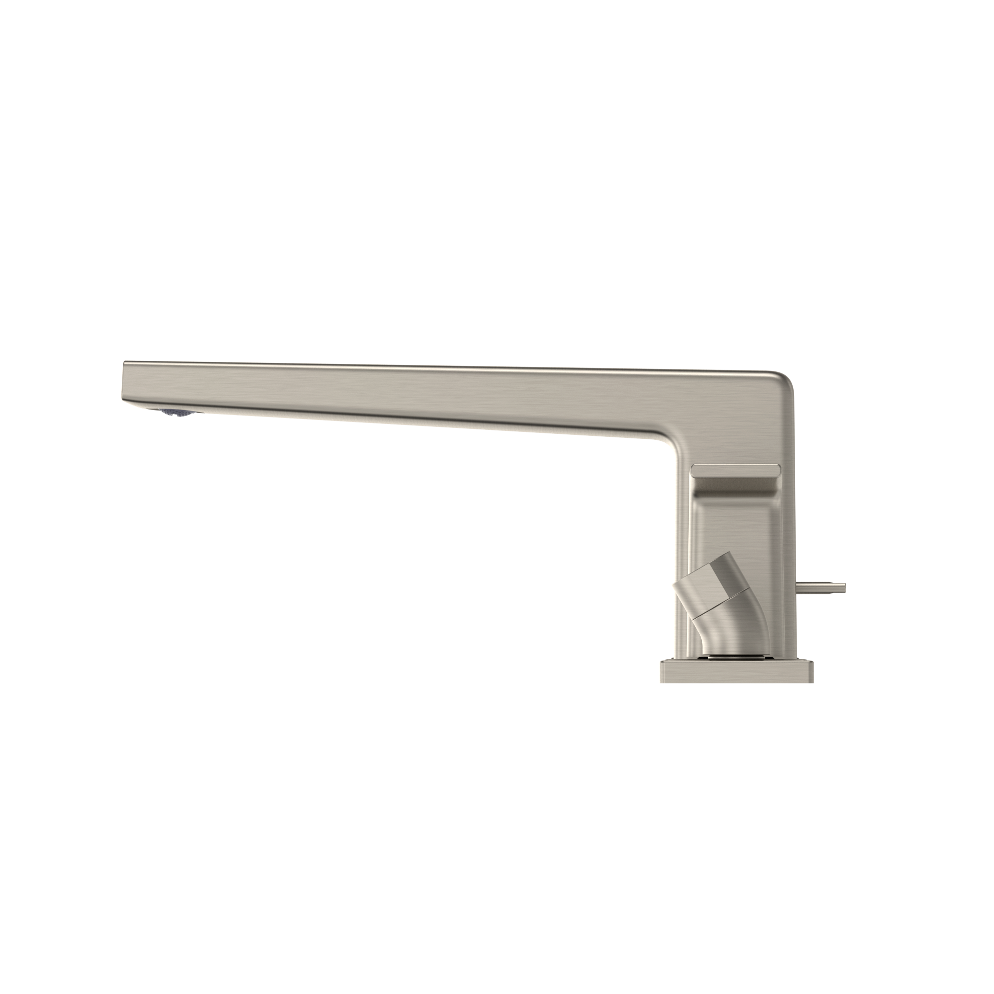 TOTO GB Two-Handle Deck-Mount Roman Tub Filler Trim with Handshower, Brushed Nickel, Brass, TBG10202U#BN