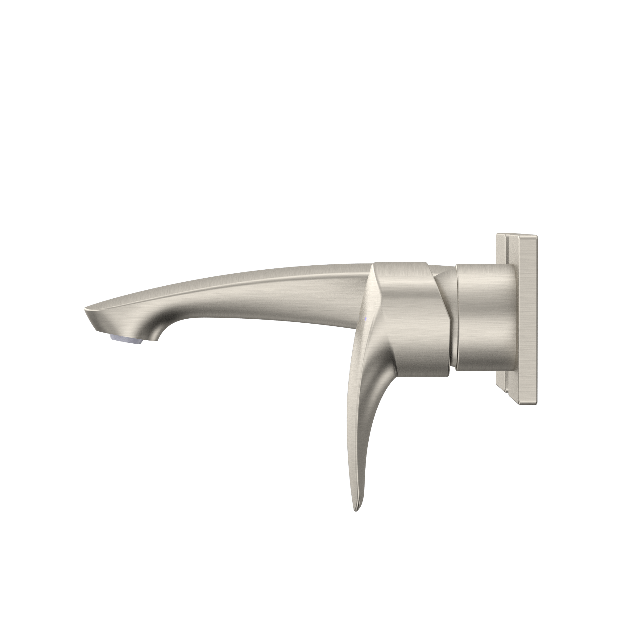 TOTO GM 1.2 GPM Wall-Mount Single-Handle Bathroom Faucet with COMFORT GLIDE Technology, Brushed Nickel, Brass, TLG09307U#BN