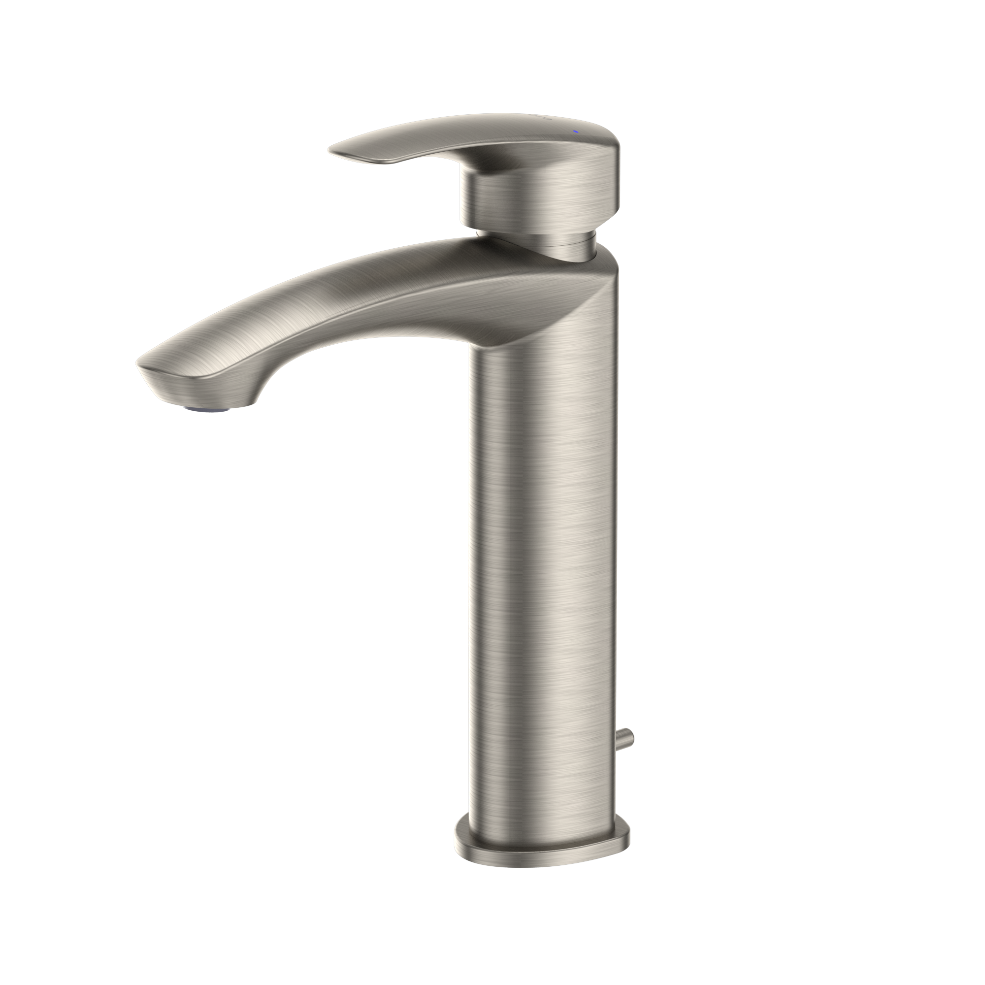 TOTO GM 1.2 GPM Single Handle Semi-Vessel Bathroom Sink Faucet with COMFORT GLIDE Technology, Brushed Nickel, Brass, TLG09303U#BN