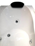 Alternative View of Eago 71" Acrylic Corner Rectangle Bathtub with Fixtures, White, AM189ETL-L
