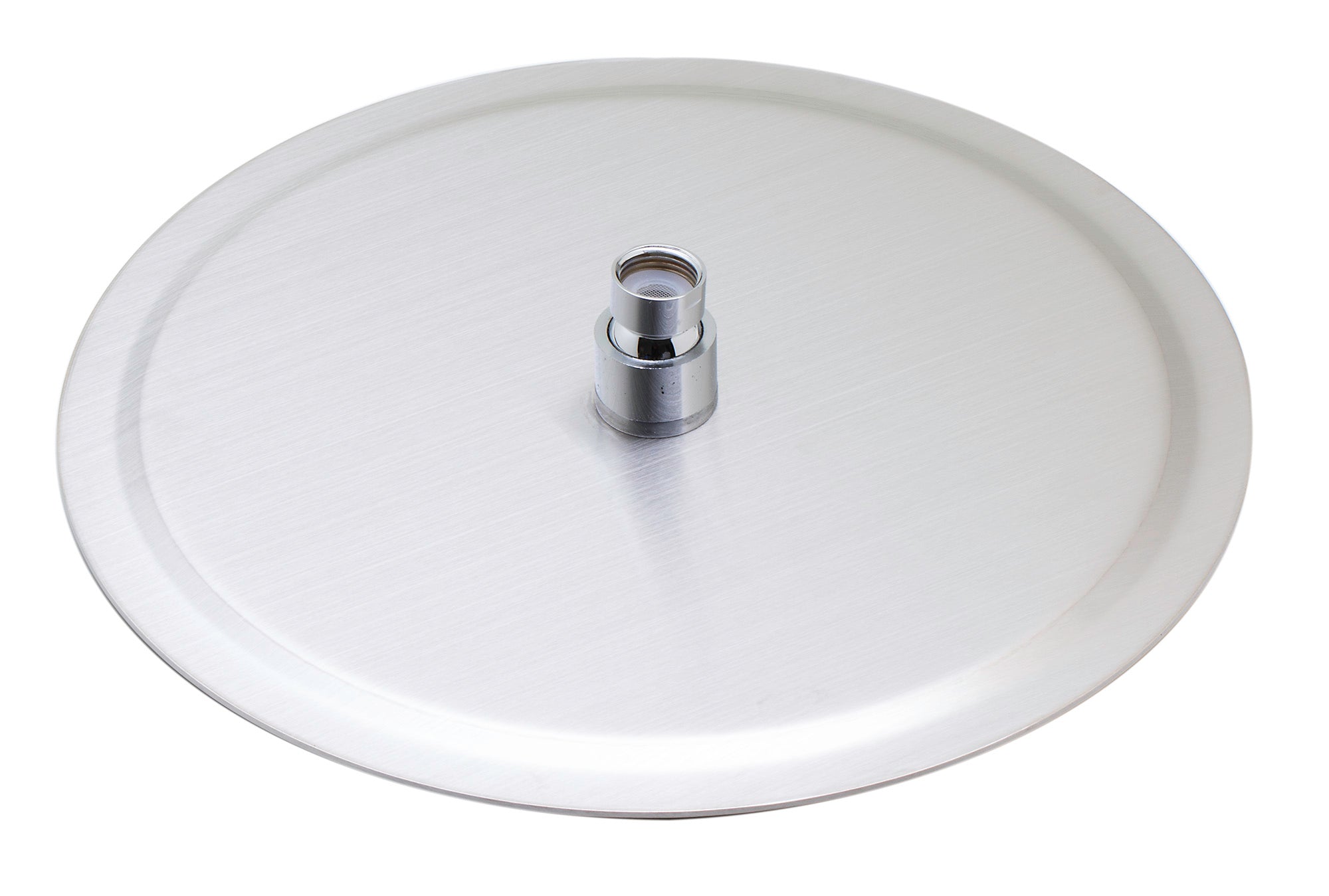 ALFI brand RAIN12R-BSS Solid Brushed Stainless Steel 12" Round Ultra Thin Rain Shower Head