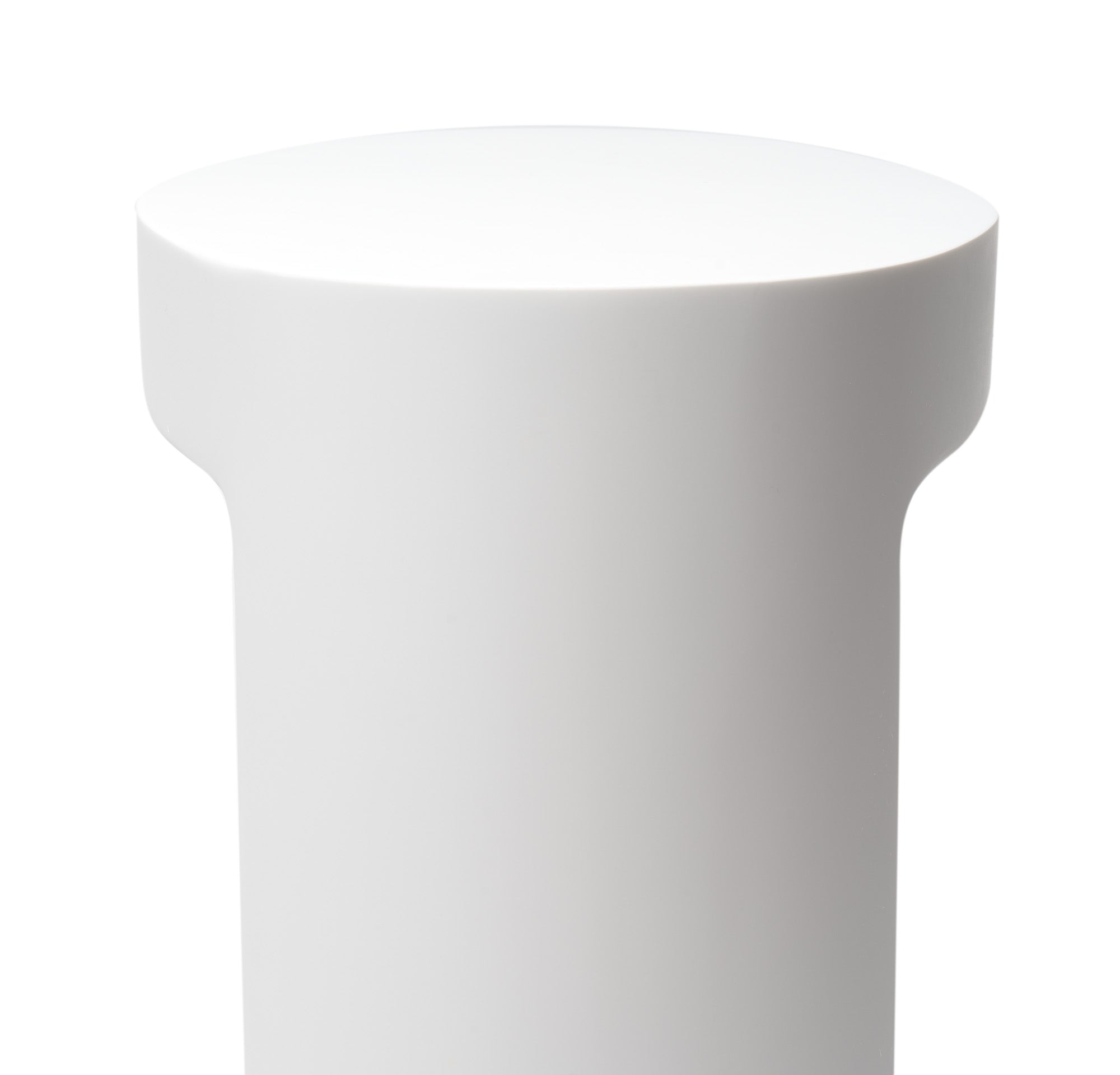 ALFI brand ABST66 White Matte Solid Surface Resin Bathroom / Shower Stool