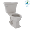 TOTO Eco Clayton Two-Piece Elongated 1.28 GPF Universal Height Toilet, Sedona Beige, Vitreous China, CST784EF#12