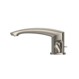 TOTO GM Two-Handle Deck-Mount Roman Tub Filler Trim with Handshower, Brushed Nickel, Brass, TBG09202U#BN