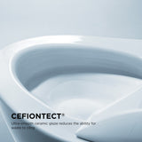 TOTO Promenade II 1G Two-Piece Elongated 1.0 GPF Universal Height Toilet with CEFIONTECT, Bone, Vitreous China, CST404CUFG#03