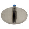 ALFI brand LED8R-BN Brushed Nickel 8" Round Multi Color LED Rain Shower Head, Brass