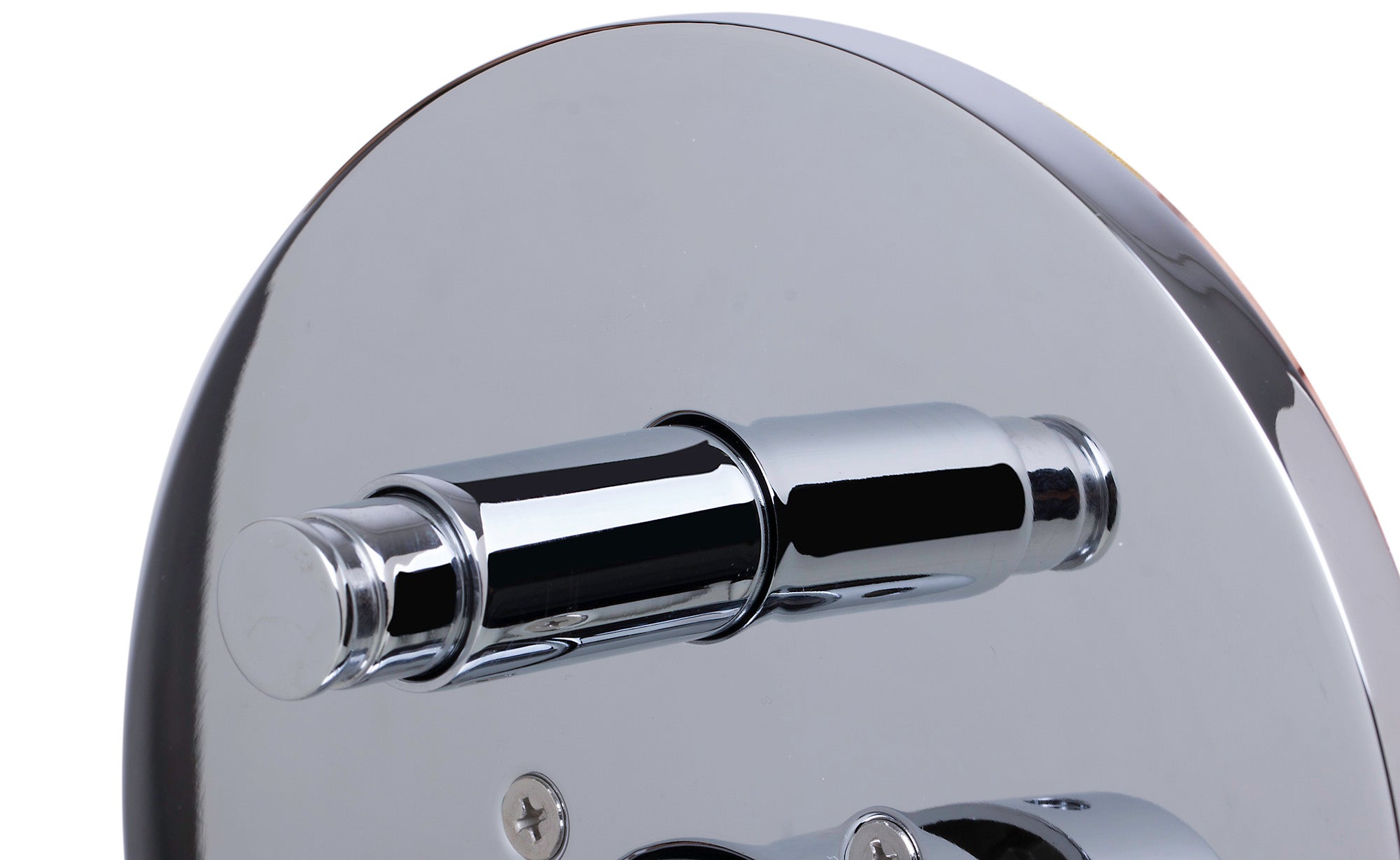 ALFI brand AB3101-PC Polished Chrome Shower Valve Mixer with Rounded Lever Handle and Diverter, Brass
