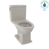 TOTO Connelly Two-Piece Elongated Dual-Max, Dual Flush 1.28 and 0.9 GPF Universal Height Toilet with CEFIONTECT, Bone, Vitreous China, CST494CEMFG#03