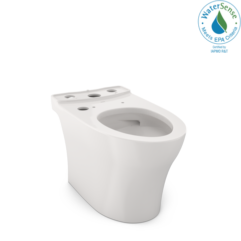 TOTO Aquia IV WASHLET+ Elongated Skirted Toilet Bowl with CEFIONTECT, Colonial White, Vitreous China, CT446CEGNT40#11