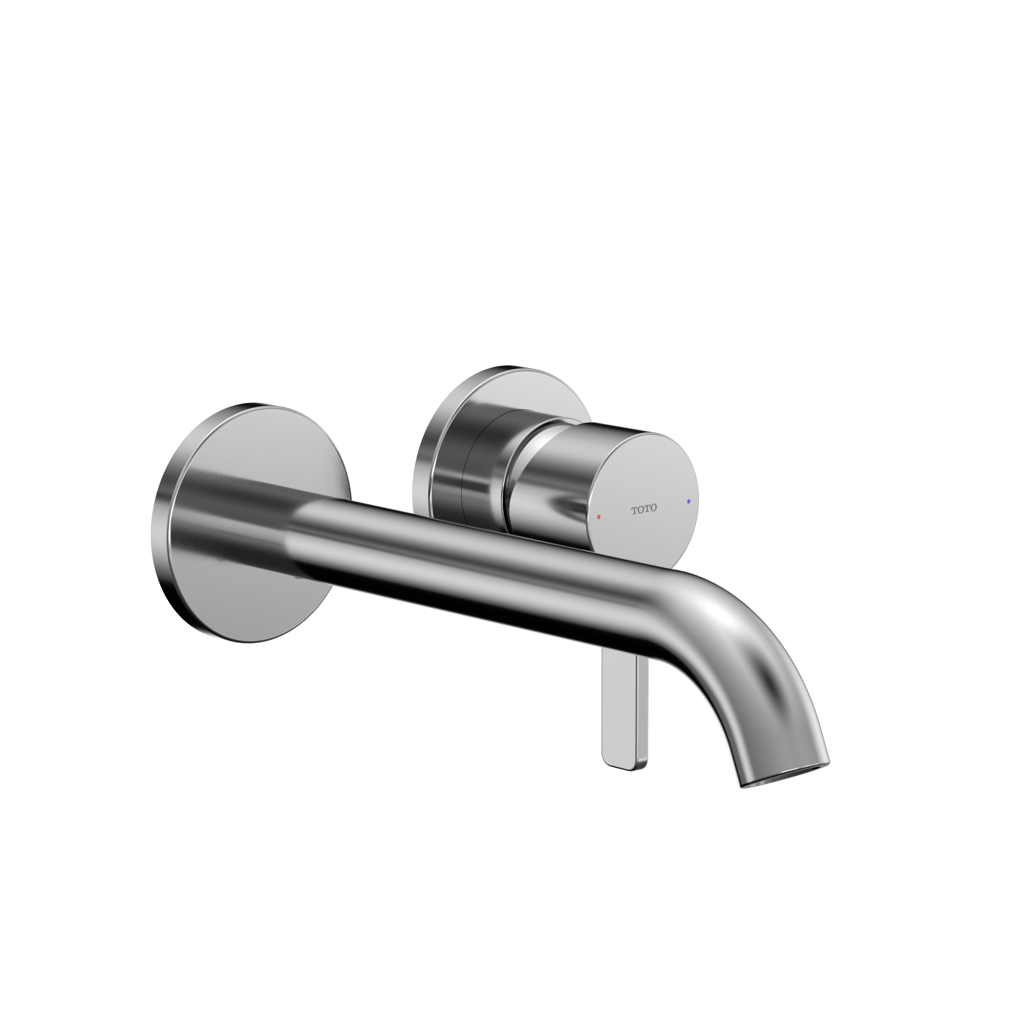 TOTO GF 1.2 GPM Wall-Mount Single-Handle Long Bathroom Faucet with COMFORT GLIDE Technology, Polished Chrome, Brass, TLG11308U#CP
