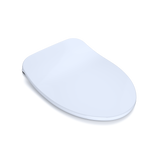 TOTO SoftClose Ultra Slim, Non-Slamming Toilet Seat and Lid, Cotton White, Urea Resin, SS234#01