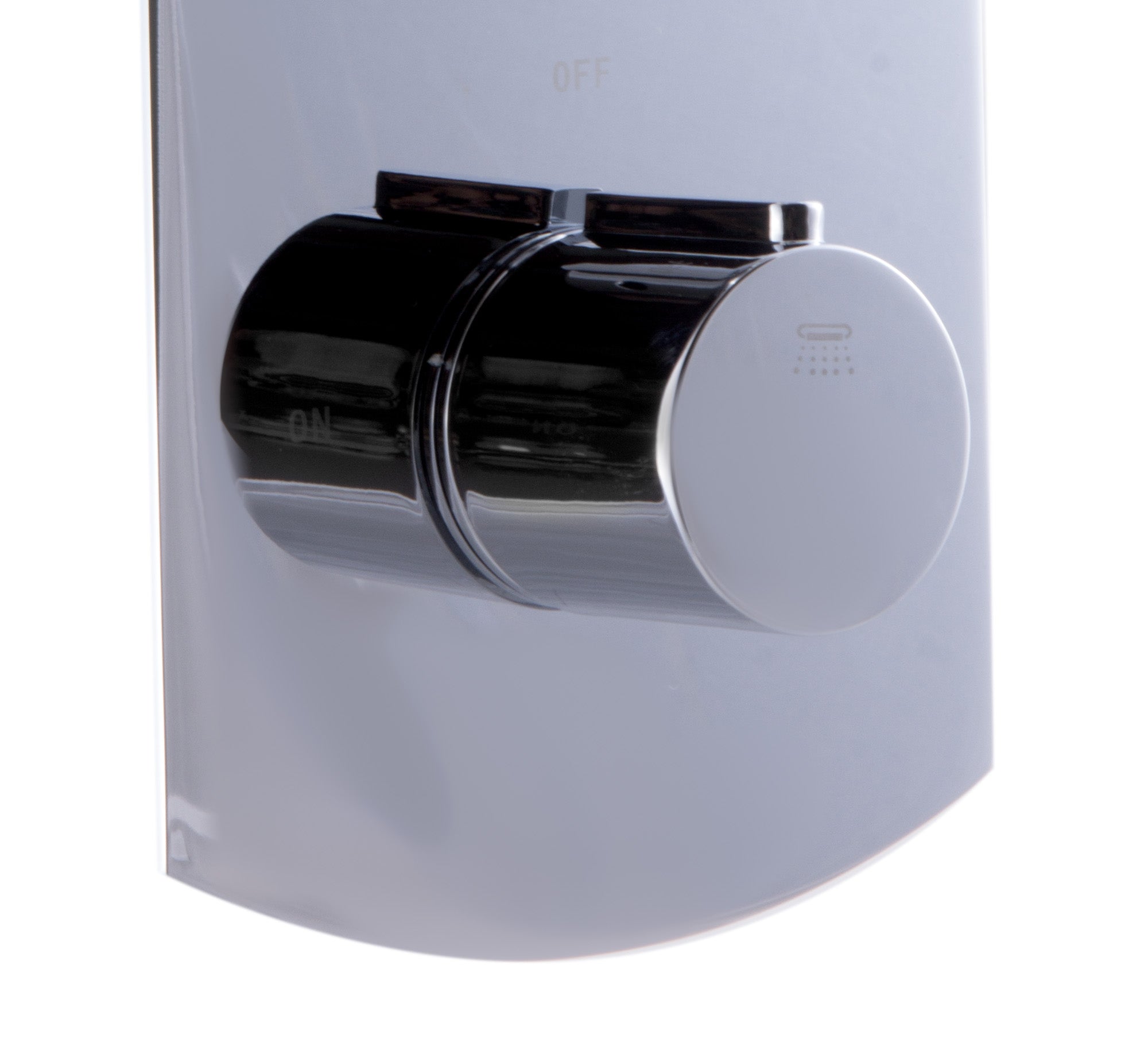 ALFI brand AB3901-PC Polished Chrome Round 2 Way Thermostatic Shower Mixer, Brass