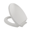 TOTO SoftClose Non Slamming, Slow Close Round Toilet Seat and Lid, Colonial White, Plastic, SS113#11