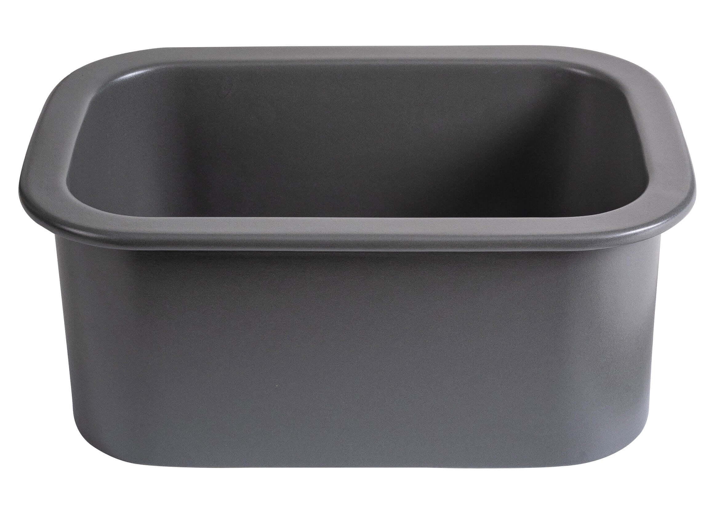 ALFI brand 19 rectangle fireclay bar/prep sink gray matte product image
