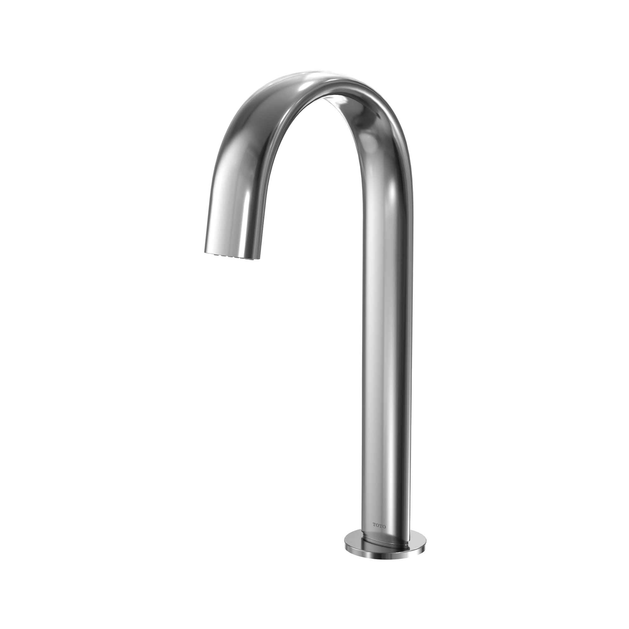 TOTO Gooseneck Vessel AC Powered 0.5 GPM Touchless Bathroom Faucet with Mixing Valve, 20 Second Continuous Flow, Polished Chrome, Brass, T24T53AM#CP