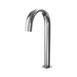 TOTO Gooseneck Vessel ECOPOWER or AC 0.35 GPM Touchless Bathroom Faucet Spout, 20 Second On-Demand Flow, Polished Chrome, Brass, TLE24003U2#CP