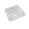 TOTO Connelly Square Undermount Bathroom Sink with CEFIONTECT, Colonial White, Vitreous China, LT491G#11