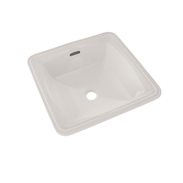 TOTO Connelly Square Undermount Bathroom Sink with CEFIONTECT, Colonial White, Vitreous China, LT491G#11