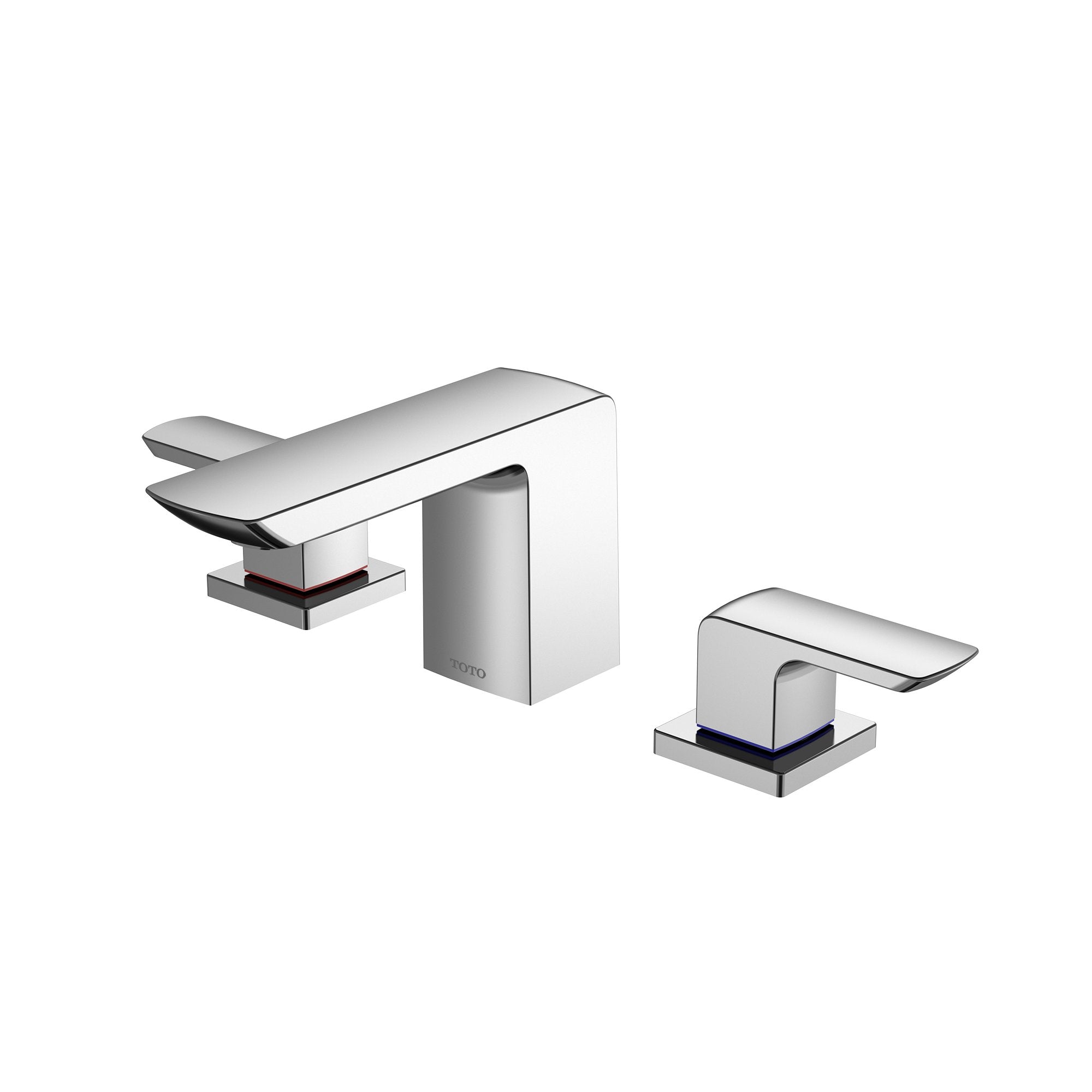 TOTO GR Series 1.2 GPM Two Handle Widespread Bathroom Sink Faucet with Drain Assembly, Polished Chrome, Brass, TLG02201U#CP