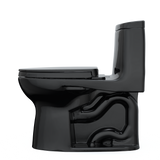 TOTO UltraMax II One-Piece Elongated 1.28 GPF Universal Height Toilet with SS124 SoftClose Seat, WASHLET+ Ready, Ebony, Vitreous China|Plastic, MS604124CEF#51