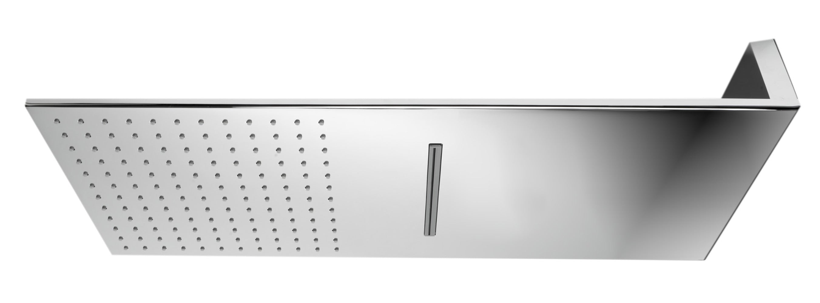 ALFI brand RAIN10SW-PC Polished Chrome 10" Wall-Mounted Square Waterfall Rain Shower Head, Brass