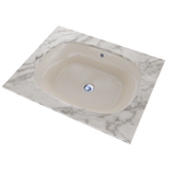 TOTO Maris 20-5/16" x 15-9/16" Oval Undermount Bathroom Sink with CEFIONTECT, Sedona Beige, Vitreous China, LT481G#12