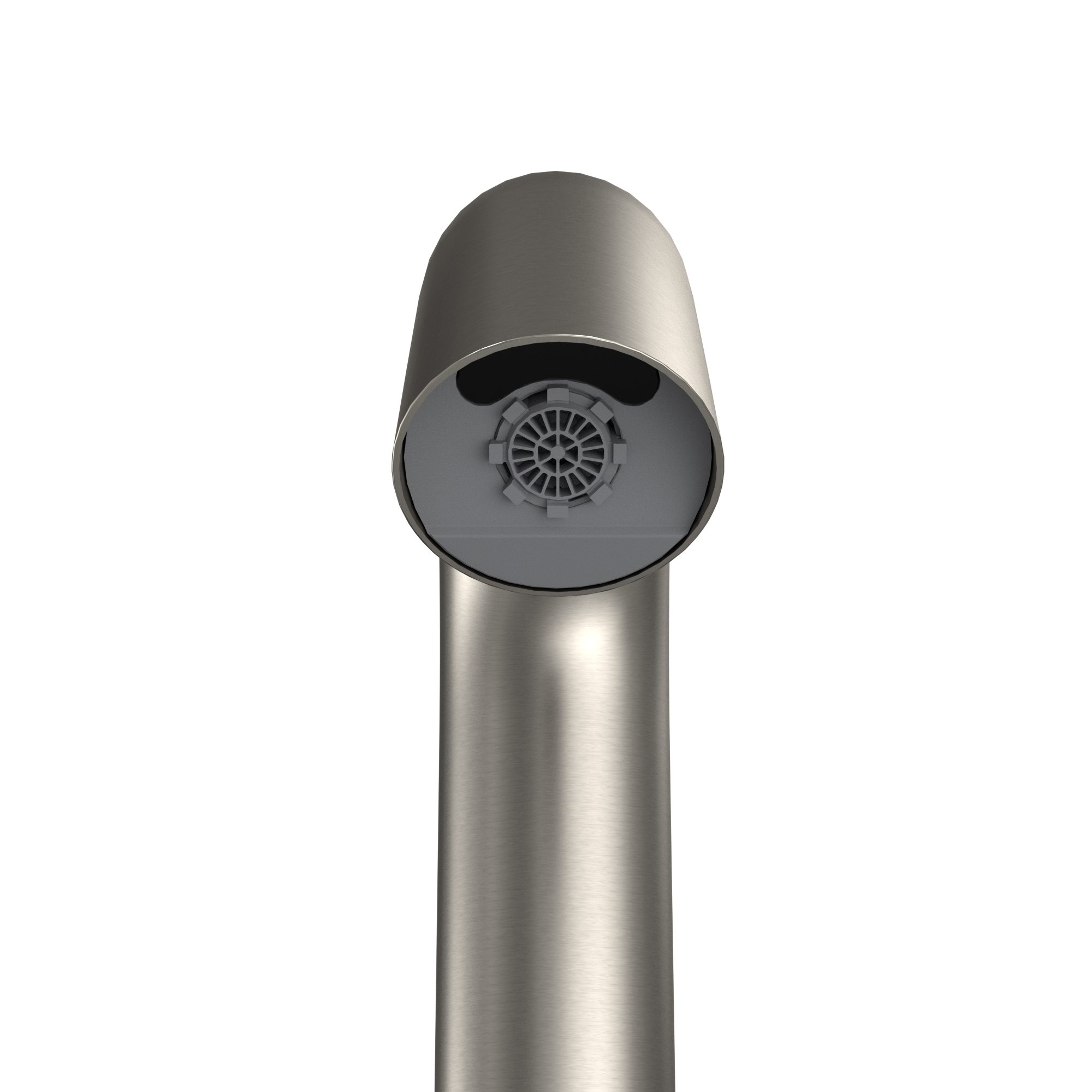 TOTO Standard R AC Powered 1.0 GPM Touchless Bathroom Faucet with Thermostatic Mixing Valve, 10 Second On-Demand Flow, Brushed Nickel, Brass, T28S11AT#BN