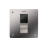 TOTO ECOPOWER Touchless 1.6 GPF Concealed Toilet Flush Valve with 4x4 Cover Plate, Polished Chrome, Bronze|Stainless Steel, TET3GB#SS